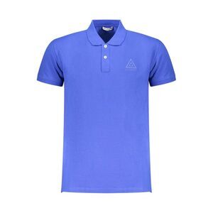 Iceberg Blue Cotton Men Polo Men's Shirt